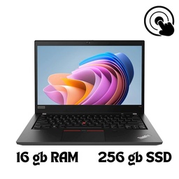 Laptop Lenovo ThinkPad T14 Gen 1 14 Touchscreen, Intel Core i5-10310U, 16GB RAM, 256GB SSD, Windows 11 Pro  Negro con Teclado Iluminado, Cámara y Lector de Huella