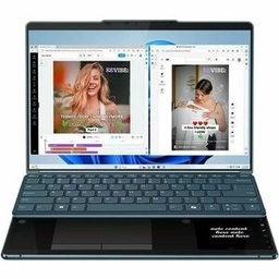 Lenovo YOGA BOOK 9 13IMU9 Core Ultra 7 155U 1TB 16GB Dual 13.3" (2880x1800) OLED TOUCHSCREEN WIN11 TIDAL TEAL Keyboard Mouse Folio Digital Pen