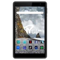 Tablet Hyundai HYTab Plus 8", Octacore A523, HD IPS 1280x800 G+G, 4GB/64GB, 8MP/13MP, Android 15, AC/AX WiFi, 4000 mAh, Rubber Oil Plastic Includes Stylus Pen, Earbuds and Screen Protector  Black